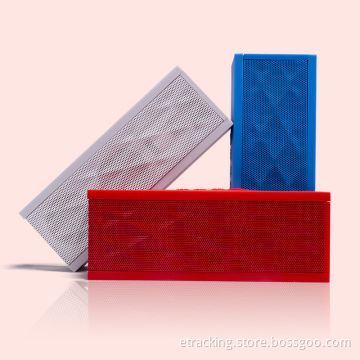 Jambox Style Mini Bluetooh Speaker with Rechargeable Battery with Handsfree Mic